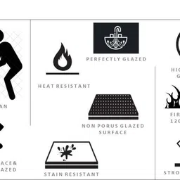 inletcera Premium Designer Ceramic Wash Basin(MN47) (18x13x5)(0047_2) N Table Top Basin image 5