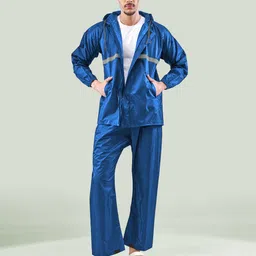 lux venus Solid Men Rain Suit-picture-10
