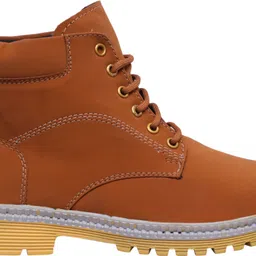 protoes footwear co. Men’s CAT Boots | Suede Leather High Ankle Boots | Stylish & Comfortable Fit Boots For Men-picture-47