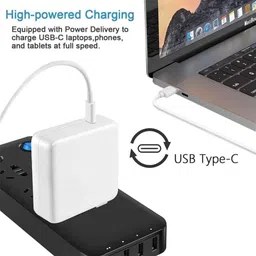 LapCharge 61w Laptop Charger Pro 13 inch a1706 a1708 a1989 a2289 a2159 a2251 a2338 a1718 61 W Adapter image 2