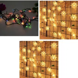 nirvair 124 LEDs 15 m Multicolor Steady Strip Rice Lights-picture-14