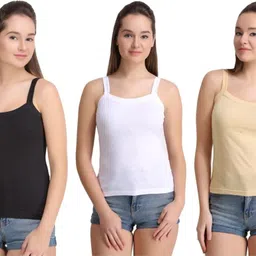 sujata fashion Women White, Beige, Black Camisole-picture-26