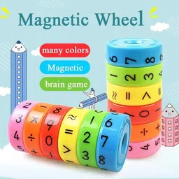mil9us 1 SET OF Learning Magnetic Calculation Math Cube Toy (6 PIECE) image 3
