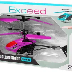 taruzba Hand Control Helicopter with USB Chargeable Cable Pack of 1 Without Remote image 1