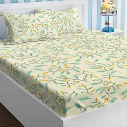 flipkart smartbuy Cotton Double Flat 220 TC Floral Bedsheet-picture-12