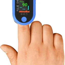 kiaan enterprises Oxygen Saturation Monitor, Heart Rate and SpO2 Level Oxygen Meter OLED Display Pulse Oximeter image 2