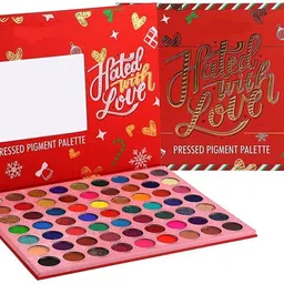 nuary 63 Long Wear Pressed Pigment Eyeshadow Palette - Glitter,Shimmer & Matte Shades image 3