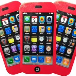 twin blazze infokart Cute Mobile Shape Pencil Eraser | Mobile Non-Toxic Eraser image 4