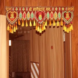 pkg Decorative Door Toran | Traditional Artificial Floral Bandhanwar for Home Decor Toran image 1