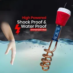 miranj Immersion Water Heater Rod 1500W, Shock Proof, 1-Year Warranty 1500 W 1500 W Shock Proof Immersion Heater Rod image 4