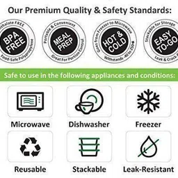 aanami Glass Dessert Bowl 900ml Borosilicate Glass Microwave Square Baking Dish, Oven Safe image 5