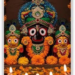 art recall jagannath poster Photographic Paper image 1
