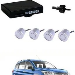 autofetch Universal 4 White Reverse Parking Sensor-AF25A402 Universal 4 White Reverse Parking Sensor-AF25A402 Parking Sensor image 1