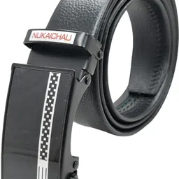 nukaichau Men & Women Formal, Casual, Evening, Party Black Artificial Leather, Texas Leatherite Belt-picture-28
