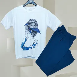 marc laurent Tshirt Pant Western Set with Shrug-picture-19