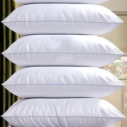 gunvar india private limited LUXURY Polyester Fibre Solid Sleeping Pillow Pack of 3 image 3