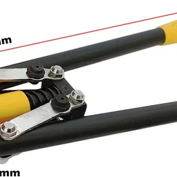 inditrust 425mm/17inch Riveter Gun with GLOVES and 50pc rivet set extra jaw Heavy Duty Fast Hitting Rivet Gun image 4