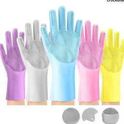 Soft Silicone Gloves for Pet and Car Care Wet and Dry Glove-image-91