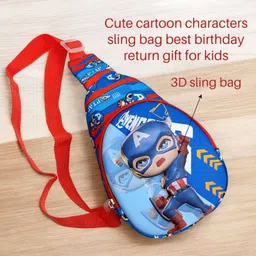 tera13 Aven-ger Crossbody Sling Bag for Boys Portable Shoulder Bag, Chest Bag Waterproof Messenger Bag image 4