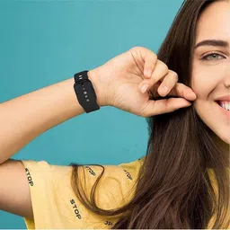 BLACK LOVIES 22 mm compatible with Dozo watch R Smart Watch Strap image 3
