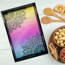 Wooden tray print|Serving Tray|Multipurpose Tray|AHS-TRAY313_1310 Tray-image-81