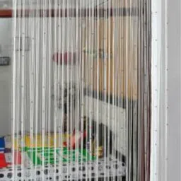 pomp & romp premium door string beads 213 cm (7 ft) Door Polyester Curtain Single Curtain image 3