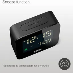 braun Digital Black Clock image 4
