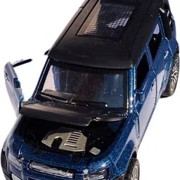 pollim Toys for kids|1:32 Scale Pull back |Defender Car Toys|(Pack of 1 BLUE) image 4