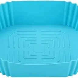 sunpantry SquareAirFryer Silicone Liners Reusable Air Fryer Silicone Basket (MultiColour1) Airfryer Tray image 1