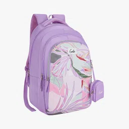 genie Large 36 L Backpack ROSA Lavender School Backpack for girls, 19 36 Litres, 3 compartments image 4