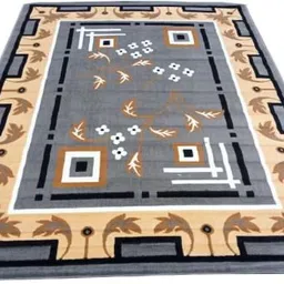 zama Grey Silk Carpet image 3