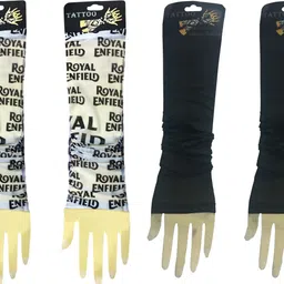 Atyourdoor REWhiteBlackPlain022 Nylon Arm Warmer-picture-20