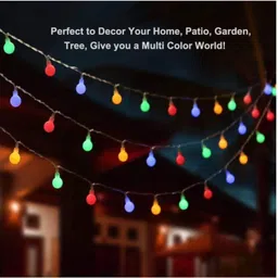 kadio 4 LEDs 15 m Multicolor Color Changing String Rice Lights image 4