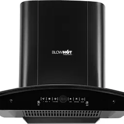blowhot Evana 90cm 1600m3/h Powerful Suction, BLDC Motor, Speed Control Filterless Auto Clean Wall Mounted Black 1600 CMH Chimney-picture-13