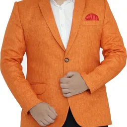 rahman creation Men Solid Single Breasted Casual Blazer-picture-17