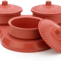 finner Plastic Serving Bowl Unbreakable Multipurpose Kitchen Handi Shape Bowl with Lid-picture-16