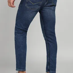 killer Men Skinny Mid Rise Blue Jeans image 4