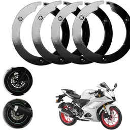 sunriders Bike Wheel Cover 17 Inch For Yamaha R15 Black Setof 4 Pc Wheel Cover For NA NA-picture-38
