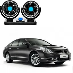 aanjul DOUBLE Car Fan 12v 360 Head 2 Speed Optimization For UNIVESAL CAR FF-197 Car Interior Fan-picture-42