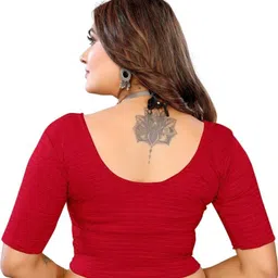 priyanka traders Round Neck Women Blouse-picture-12