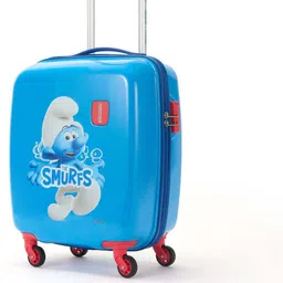 american tourister Small Cabin Suitcase (53 cm) 4 Wheels - THE SMURFS 53 ( SMALL SIZE ) - Blue, Red-picture-13
