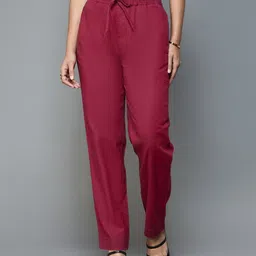 Xpose Women Relaxed Straight Leg Straight Fit High-Rise Trouser-picture-39