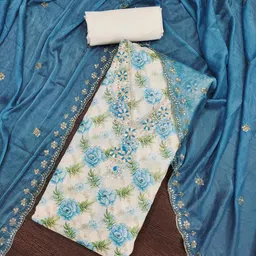 KALINI Unstitched Dress Material-picture-37