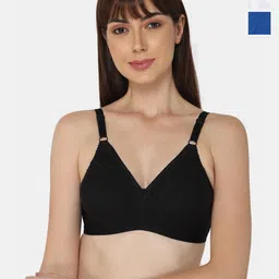NAIDU HALL Pack of 3 Non Padded Medium Coverage Cotton Everyday Bras With All Day Comfort-picture-34