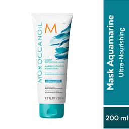 MOROCCANOIL Color Depositing Mask Ultra-Nourishing Temporary Hair Color 200ml - Aquamarine image 2