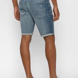 AMERICAN EAGLE OUTFITTERS Men Washed Denim Shorts Technology image 4