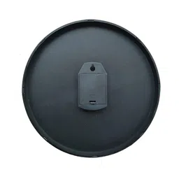 OLIVE TREE Black & Orange Printed Analogue Round Contemporary Wall Clock image 3