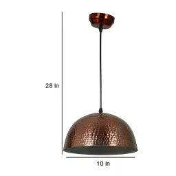 decorativeray Electa Copper Aluminium Hanging Light image 3