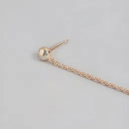 Sangria Rose Gold-Plated 925 Sterling Silver Contemporary Drop Earrings image 3