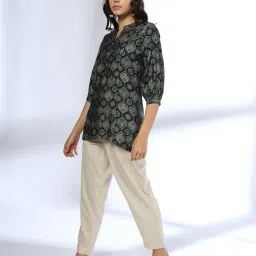 fusion Women Print Straight Kurta image 2